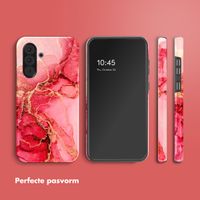 Selencia Vivid Tough Backcover Samsung Galaxy A36 / A56 - Rosy Marble