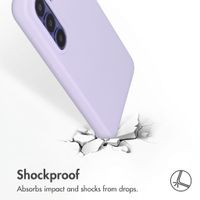 Accezz Liquid Silicone Back Cover with MagSafe Samsung Galaxy S26 Plus - Purple