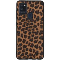 Hardcase Backcover Samsung Galaxy A21s - Luipaard