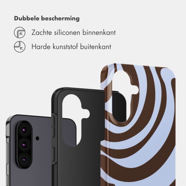 Selencia Vivid Backcover Samsung Galaxy A37 (5G) - Dream Swirl Chocolate
