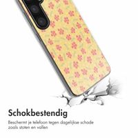 imoshion  Design hoesje Samsung Galaxy S25 - Sunny Yellow Petite Flowers