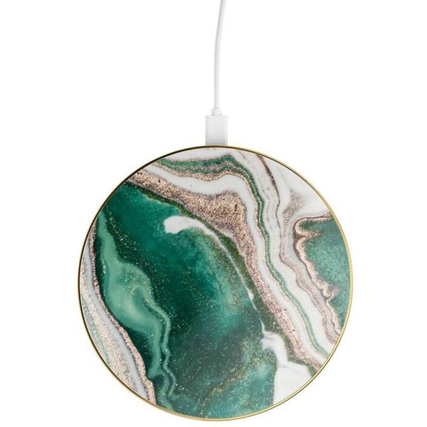 iDeal of Sweden Qi Charger Universal - Golden Jade Marble