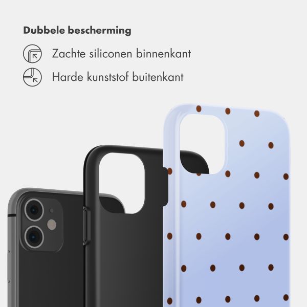 Selencia Vivid Backcover Apple iPhone 11 - Happy Dots Digital Sky
