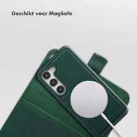 Selencia Olyn Uitneembare Bookcase met MagSafe Samsung Galaxy S23 - Groen