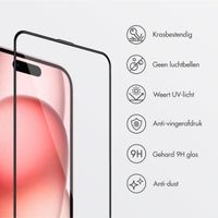 Accezz Gehard Glas Screenprotector + Applicator Apple iPhone 16 / 15
