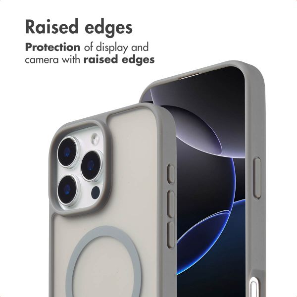 imoshion Colour Guard Back Cover with MagSafe Apple iPhone 16 Pro Max - Grey