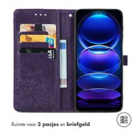 imoshion Mandala Bookcase Xiaomi Redmi Note 12 Pro - Paars