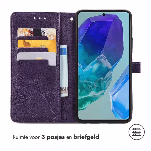 imoshion Mandala Bookcase Samsung Galaxy A16 - Paars