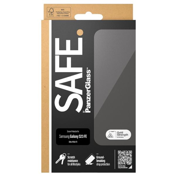 SAFE by PanzerGlass Ultra-Wide Fit Screenprotector Samsung Galaxy S23 FE