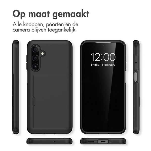 imoshion Backcover met pasjeshouder Samsung Galaxy A18 (4G) - Zwart
