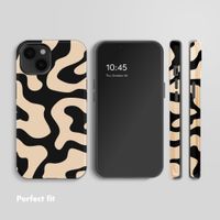 Selencia Vivid Back Cover with MagSafe Apple iPhone 14 - Art Wave Black