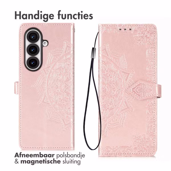 imoshion Mandala Bookcase Samsung Galaxy Fold 7 - Rose Gold
