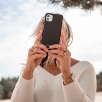 imoshion Color Backcover met afneembaar koord iPhone Xr - Zwart