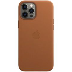 Apple Leather Backcover MagSafe Apple iPhone 12 Pro Max - Saddle Brown