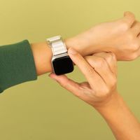 imoshion Nylon Alpine bandje Apple Watch Series 1 t/m 9 / SE (38/40/41 mm) | Series 10 / 11 (42 mm) - Wit