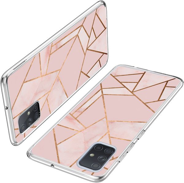 imoshion Design hoesje Samsung Galaxy A71 - Pink Graphic