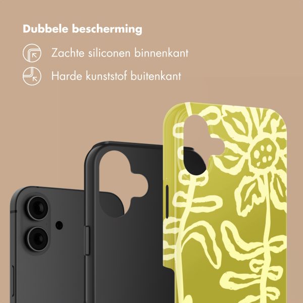 Selencia Vivid Backcover Apple iPhone 16 - Chalky Bloom