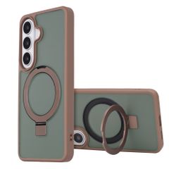 Accezz Ring Stand Backcover met MagSafe Samsung Galaxy S26 - Bruin