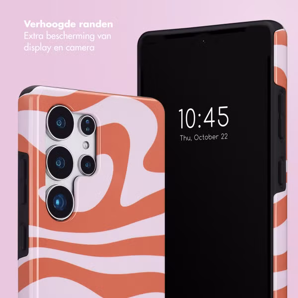 Selencia Vivid Backcover Samsung Galaxy S25 Ultra - Dream Swirl Pink