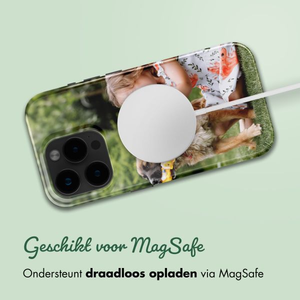 Ontwerp je eigen tough case met MagSafe Apple iPhone 15 Pro - Wit