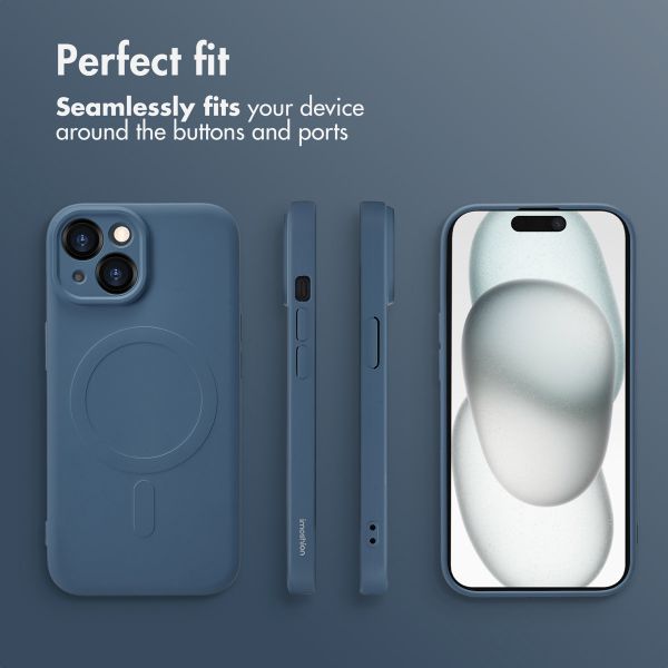 imoshion Colour Back Cover with MagSafe Apple iPhone 15 - Dark Blue