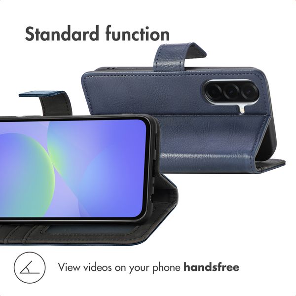 imoshion Luxury Bookcase Samsung Galaxy A37 (5G) - Dark Blue