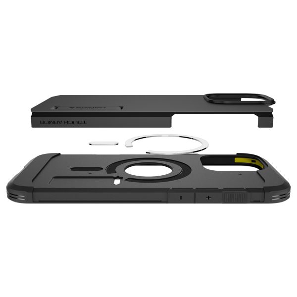 Spigen Tough Armor Backcover MagSafe Apple iPhone 16 Pro - Zwart