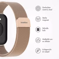 imoshion Milanees magnetisch bandje Huawei Watch Fit 3 - Rose Gold