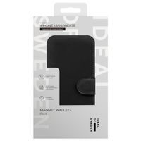 iDeal of Sweden Magnet Wallet+ Bookcase Apple iPhone 17e / 16e / 15 / 14 / 13 - Black
