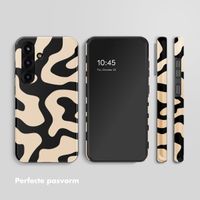 Selencia Vivid Backcover met MagSafe Samsung Galaxy S25 - Art Wave Black