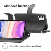 imoshion Bookcase with Strap Apple iPhone 11 - Black