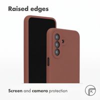 Accezz Liquid Silicone Back Cover Samsung Galaxy A27 (5G) - New Tea Brown