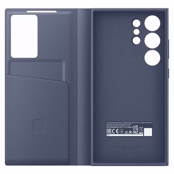 Samsung Originele S View Cover Samsung Galaxy S24 Ultra - Violet