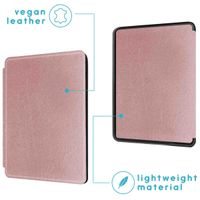 imoshion Slim Hard Case Bookcase Amazon Kindle (2024) / Amazon Kindle (2022) 11th gen - Rosé Goud