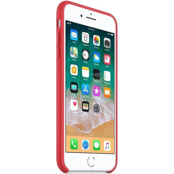 Apple Silicone Backcover Apple iPhone 8 Plus / 7 Plus - Red Raspberry