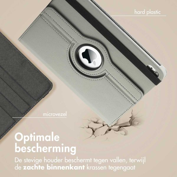 imoshion 360° draaibare Bookcase Apple iPad 11 (2025) 11 inch A16 / iPad 10 (2022) 10.9 inch - Grijs