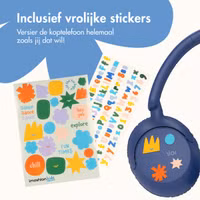 imoshion Kinderkoptelefoon met Draad - AUX kabel - Decibelbegrenzer - Denim Blue