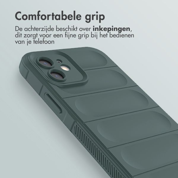 imoshion EasyGrip Backcover Apple iPhone 12 - Donkergroen