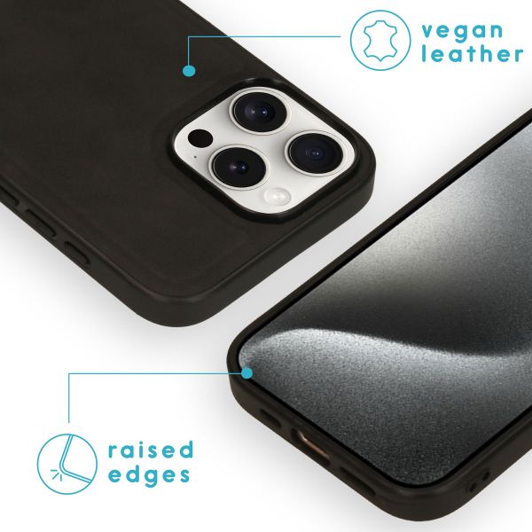 imoshion Uitneembare 2-in-1 Luxe Bookcase Apple iPhone 16 Pro Max - Zwart