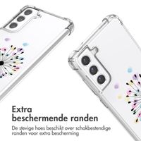 imoshion Design hoesje met koord Samsung Galaxy S21 FE - Sandstone Dandelion