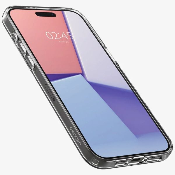 Spigen Liquid Crystal Backcover iPhone 15 Pro Max - Transparant