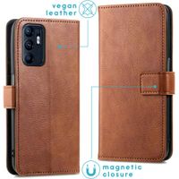 imoshion Luxe Bookcase Oppo Reno 6 5G - Bruin