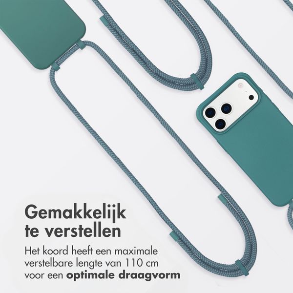 imoshion Color Backcover met afneembaar koord met MagSafe Apple iPhone 17 Pro Max - Donkergroen