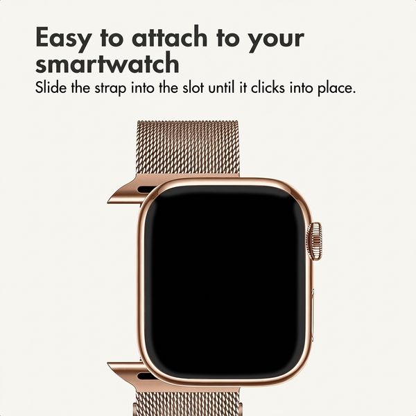 imoshion Milanese Magnetic Band Apple Watch | 38/40/41/42 mm - Rose Gold