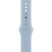 Apple Sport Band Apple Watch Series 1 t/m 9 / SE (38/40/41 mm) | Series 10 / 11 (42 mm) - Maat S/M - Light Blue