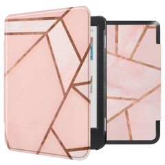 imoshion Design Slim Hard Case Sleepcover Kobo Clara Colour / Clara BW / Tolino Shine 5 / Shine Color - Pink Graphic