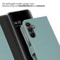 Selencia Echt Leren Bookcase Samsung Galaxy A15 (5G/4G) - Air Blue