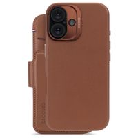 Decoded 2 in 1 Leather Detachable Wallet MagSafe Apple iPhone 16 - Tan