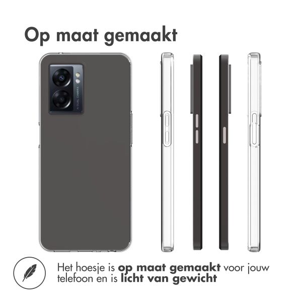 Accezz Clear Backcover Oppo A77 - Transparant