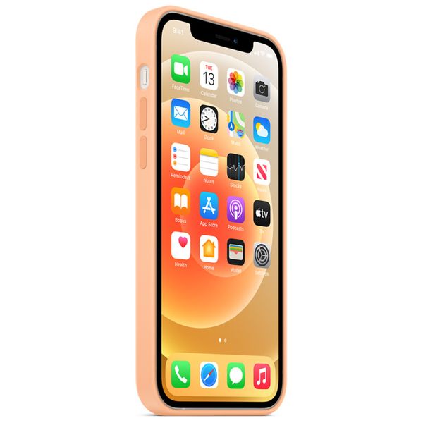Apple Silicone Backcover MagSafe Apple iPhone 12 Pro Max - Cantaloupe